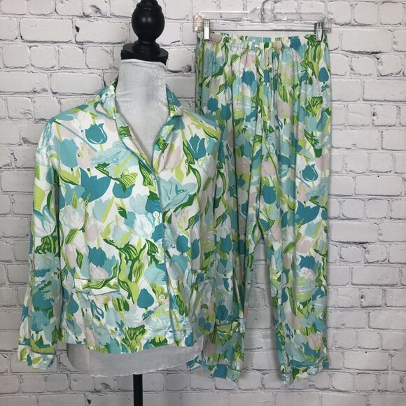Pine Cone Hill Pajama Set Size XS Floral - Picture 1 of 11